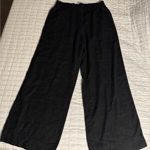 Old Navy Black Linen Pants